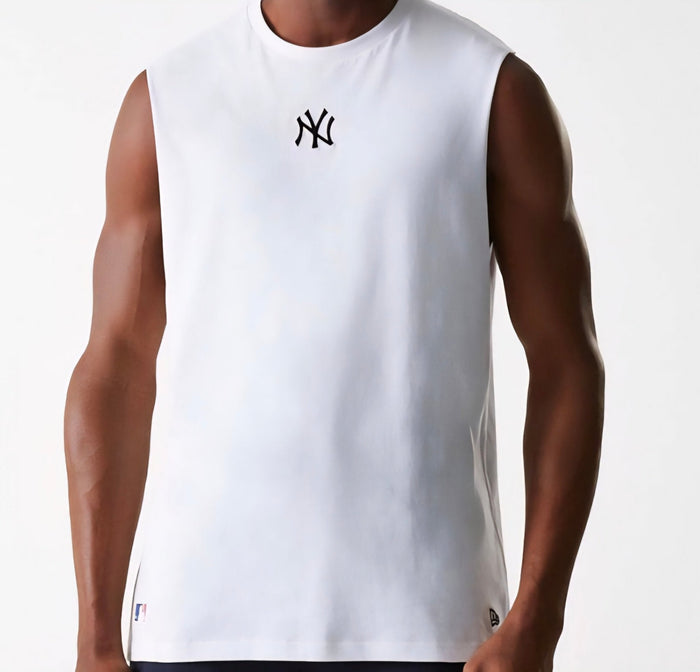 Camiseta sin mangas - New York Yankees MLB Midi Sleeveless blanca