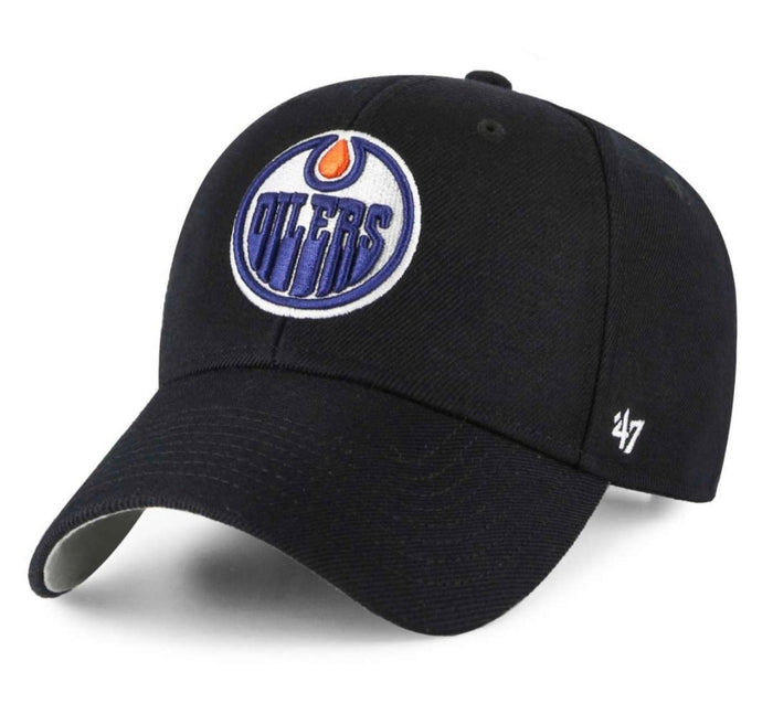 Gorras strapback - Edmonton Oilers Negra ’47 MVP strapback