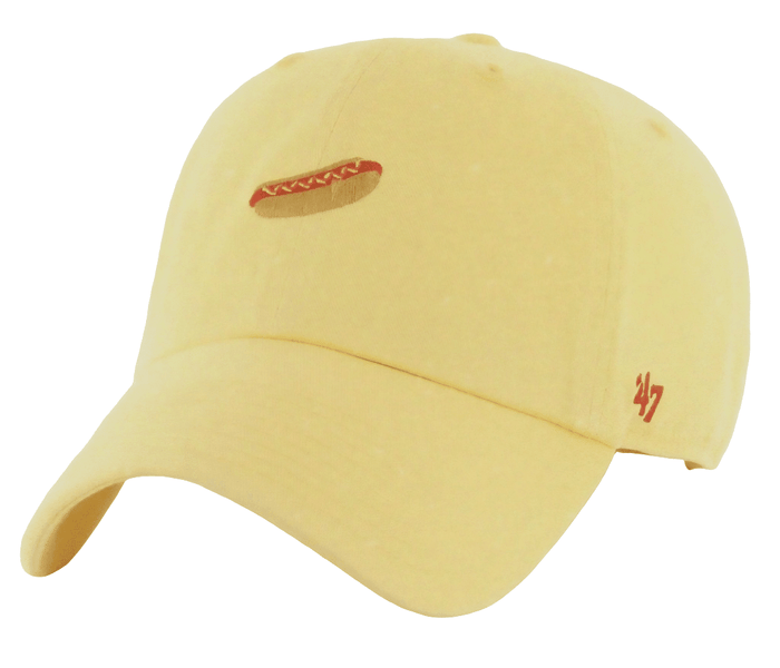 Gorras strapback - Hot-dog amarilla '47 clean up maize