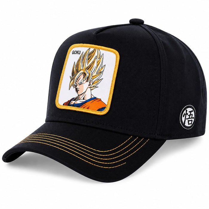 Gorras Trucker - Capslab Dragon Ball Z Super Saiyan Trucker Negra GO2