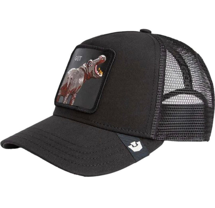 Gorras Trucker - Goorin Bros Gut Negra Hipopótamo