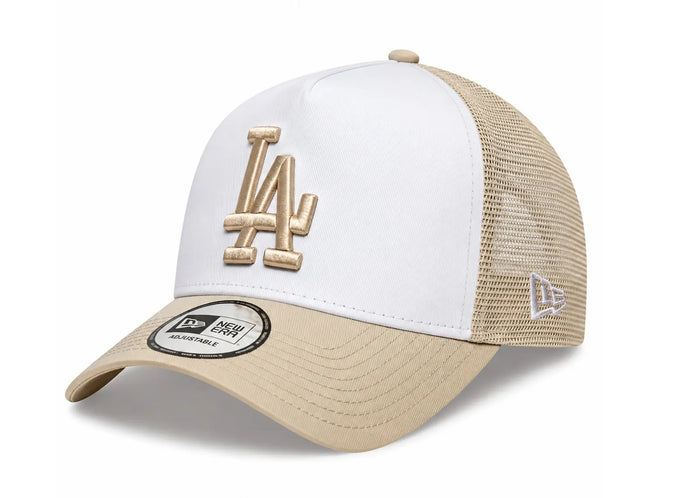 Trucker LA Dodgers Clean Beige Blanca A‑Frame