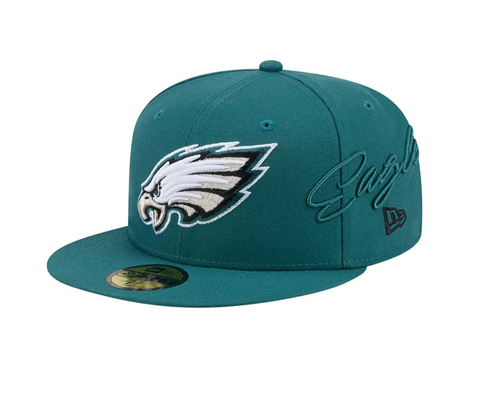Philadelphia Eagles 59FIFTY verde aqua Midnight Script