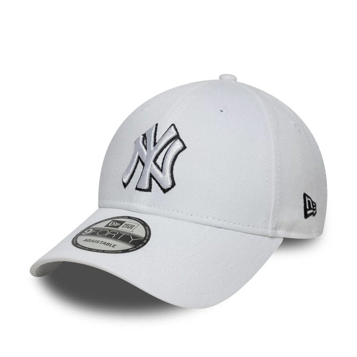 Gorras strapback - New York Yankees blanca Outline 9FORTY