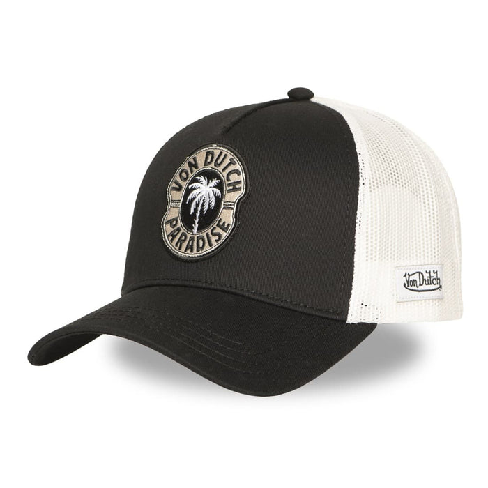 Gorras Trucker - Von Dutch negra/blanca paradise palm VD MIER
