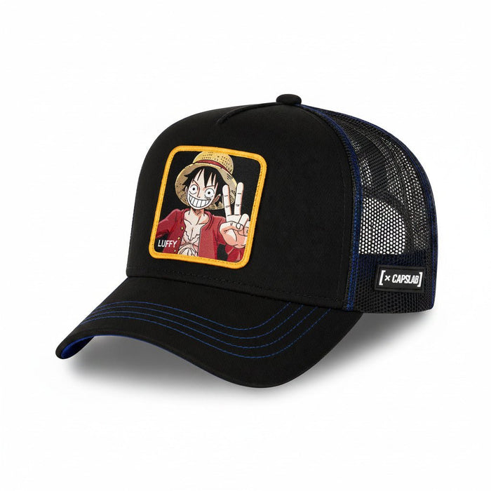 Gorras snapback - Capslab One Piece Negra/Azul Luffy OP2 LUF1