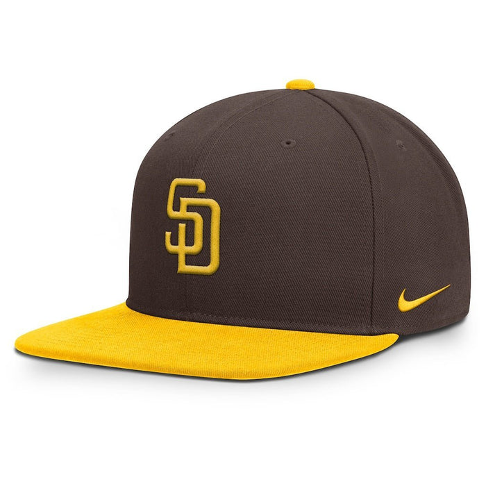 Gorras snapback - San Diego Padres Pro Dri-FIT marrón y amarilla