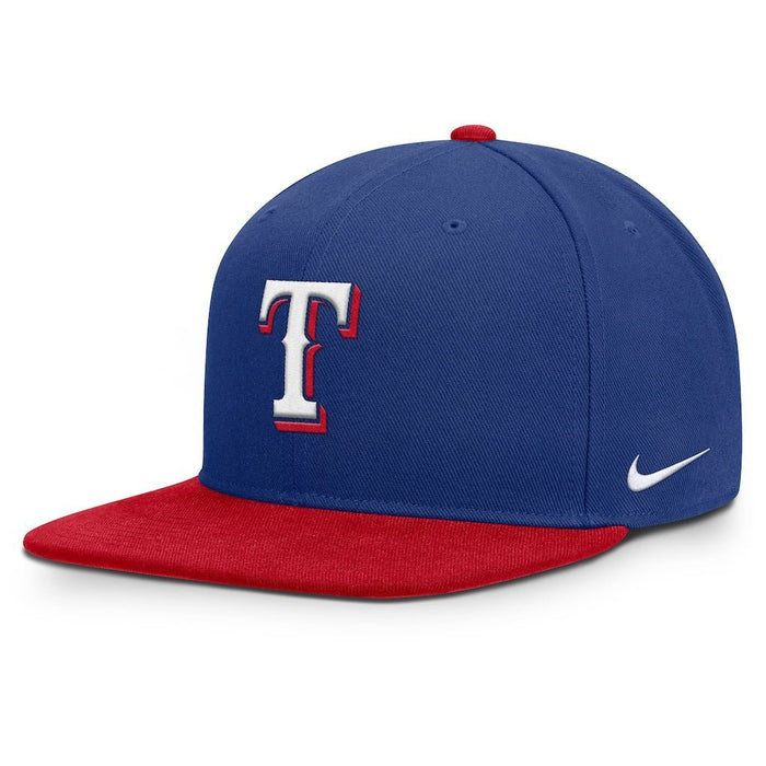 Gorras snapback - Texas Rangers Pro Dri-FIT Azul y roja
