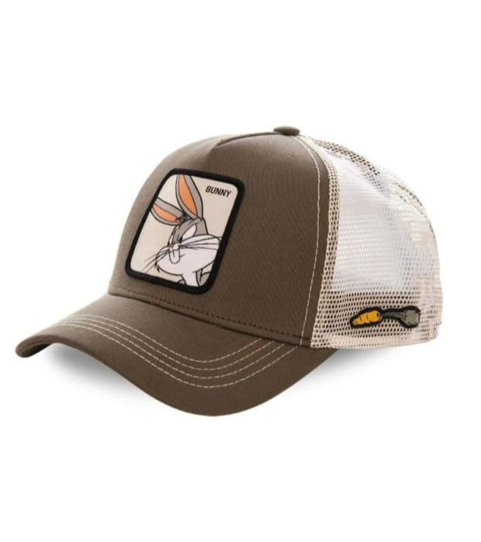 Gorras Trucker - Capslab Bugs Bunny Trucker verde Looney Tunes BUN2