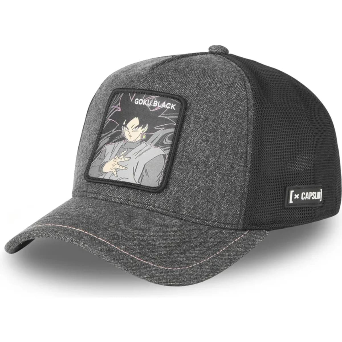Gorras Trucker - Capslab Dragon Ball Z Goku Black DBS7 BLA gris
