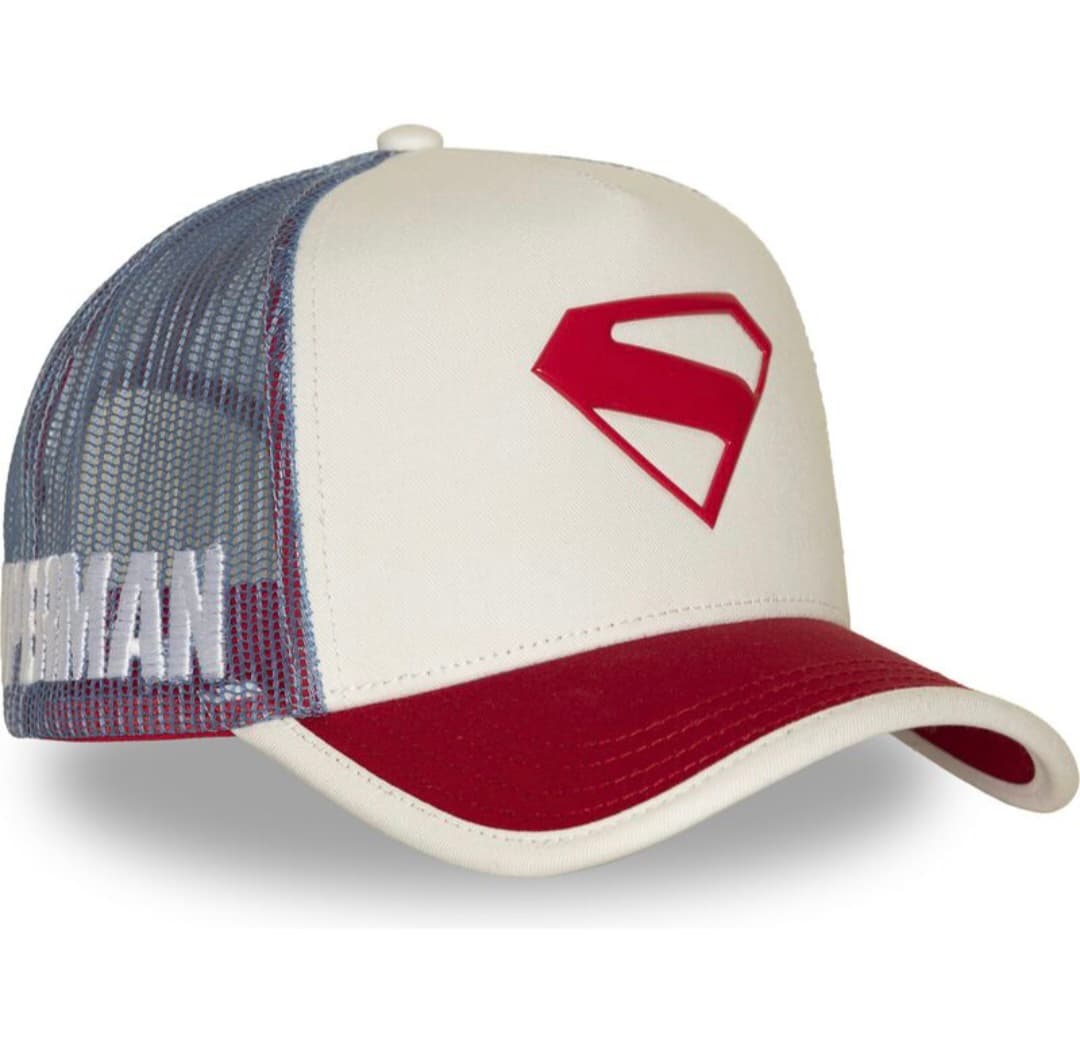 Gorras Trucker - Capslab Dc Comics Superman roja/blanca/azul DC12 SUPRB