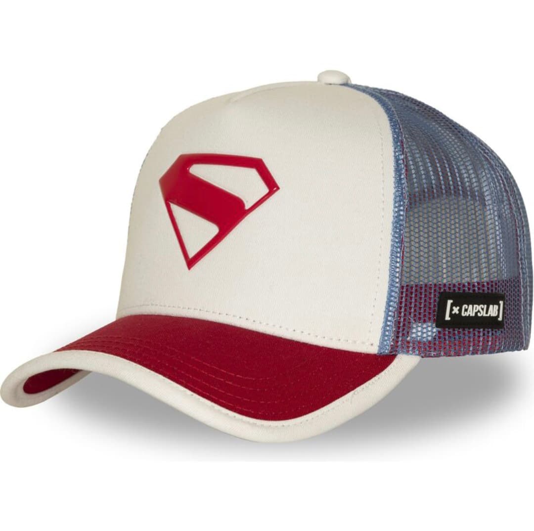 Gorras Trucker - Capslab Dc Comics Superman roja/blanca/azul DC12 SUPRB