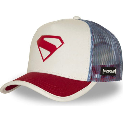 Gorras Trucker - Capslab Dc Comics Superman roja/blanca/azul DC12 SUPRB