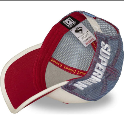 Gorras Trucker - Capslab Dc Comics Superman roja/blanca/azul DC12 SUPRB
