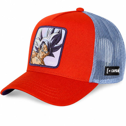 Gorras Trucker - Capslab Dragon Ball Super Naranja Goku Ultra DBS8 ULT