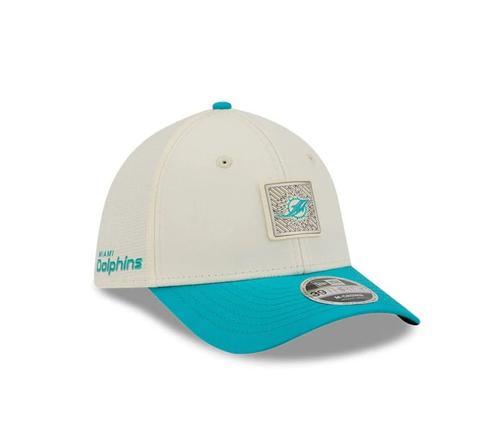 Gorras Flexfit - Miami Dolphins 39THIRTY MC 2026 Blanca NFL