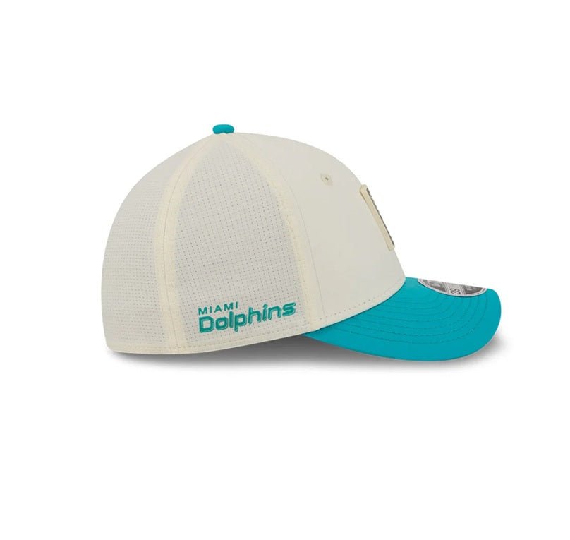 Gorras Flexfit - Miami Dolphins 39THIRTY MC 2026 Blanca NFL