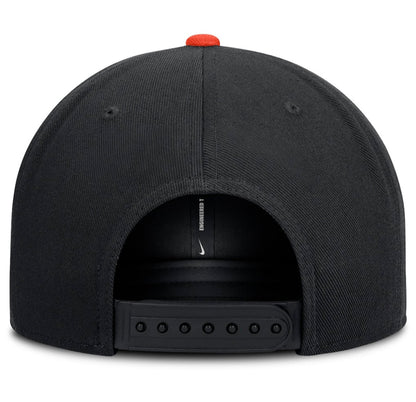 Gorras snapback - Baltimore Orioles Nike Dri-FIT negra y naranja