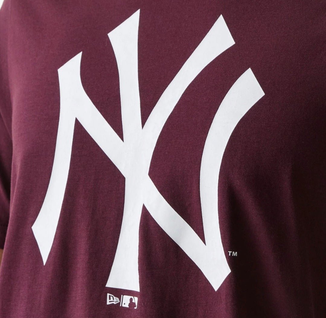 Camiseta - NY Yankees granate new era burdeos shirt