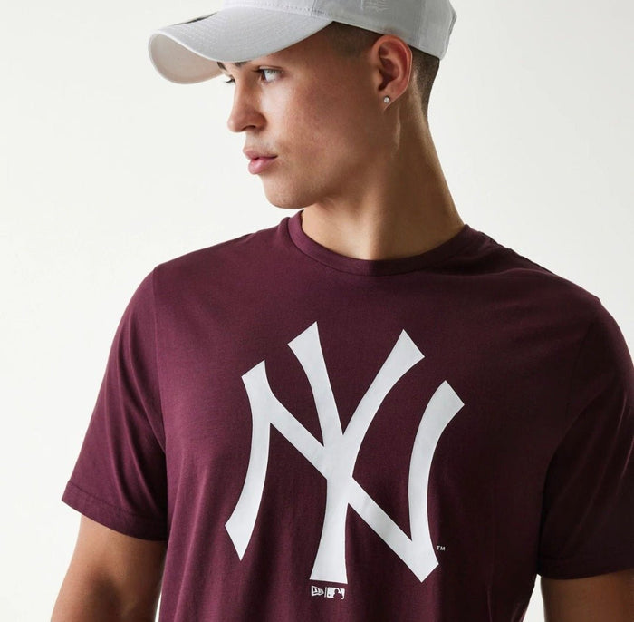 Camiseta - NY Yankees granate new era burdeos shirt