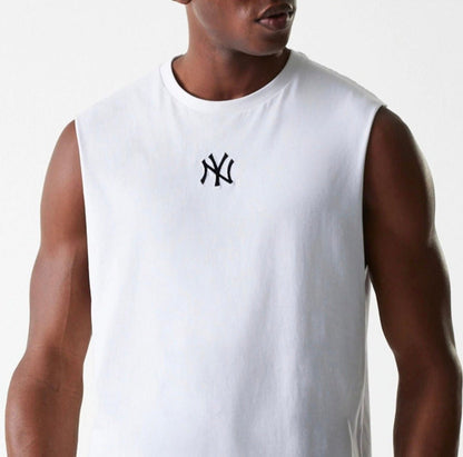 Camiseta sin mangas - New York Yankees MLB Midi Sleeveless blanca
