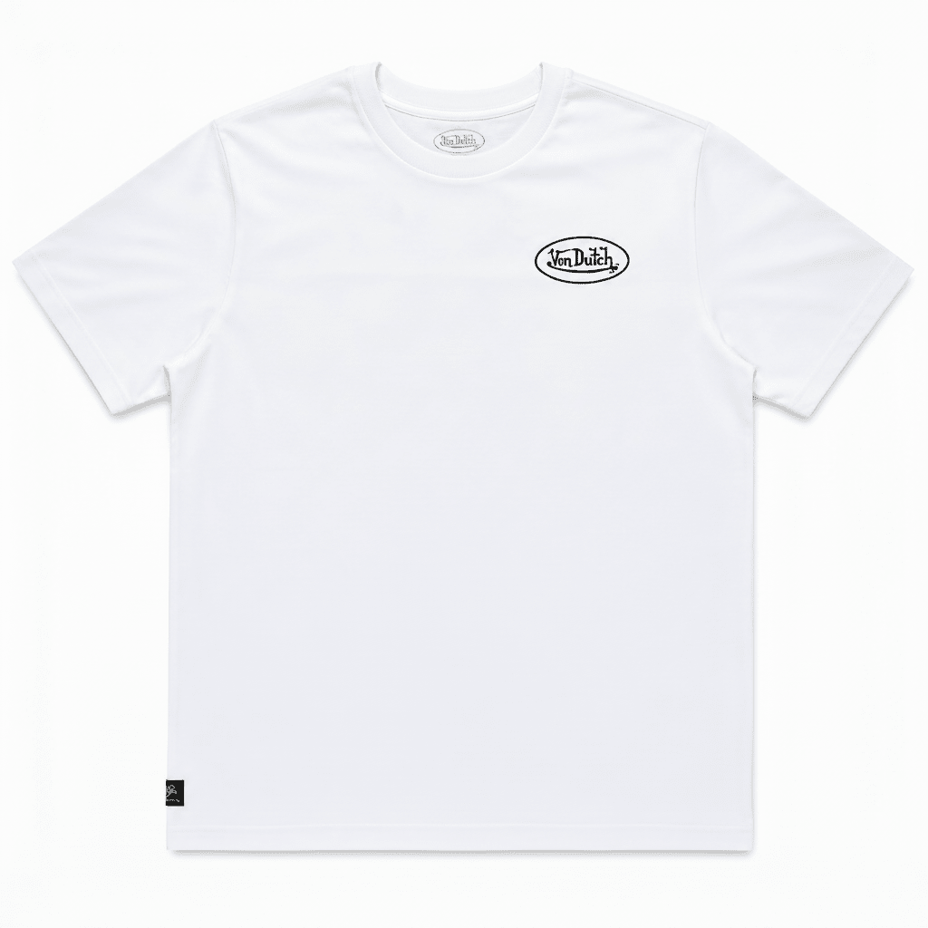 Camiseta - Von Dutch T-Shirt Algodón Blanca Beyond Your Limits