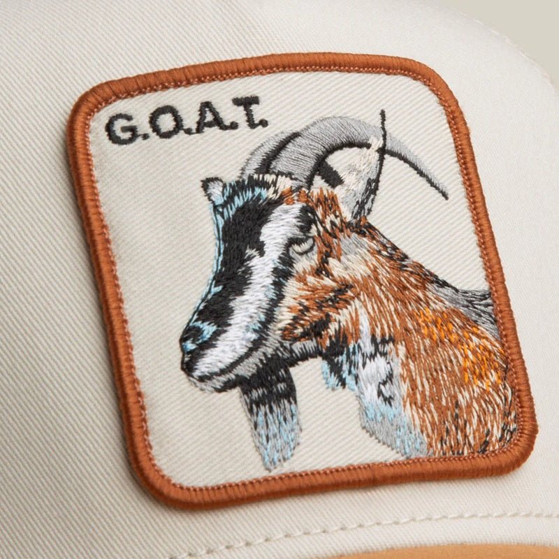 Gorras Trucker - Goorin Bros GOAT la cabra beige/marrón