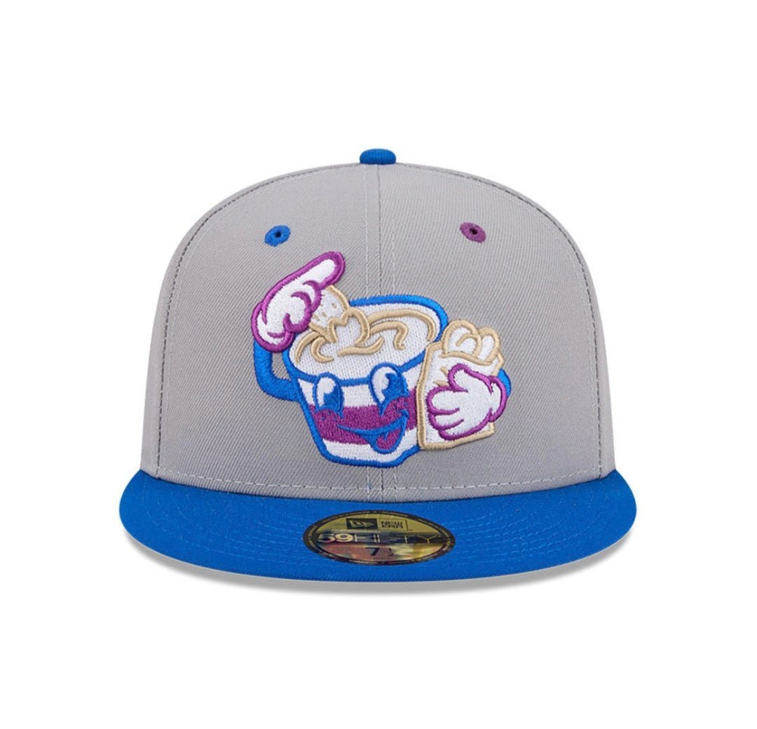 Gorras 59FIFTY - New Era 59FIFTY Akron RubberDucks Gris y Azul