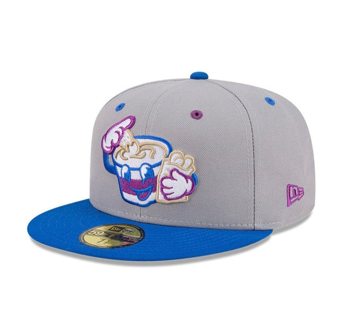 Gorras 59FIFTY - New Era 59FIFTY Akron RubberDucks Gris y Azul
