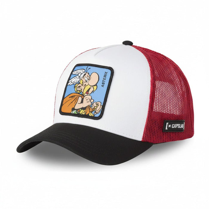 Gorras Trucker - Capslab Asterix el galo blanca/roja/negra AST1 GAU