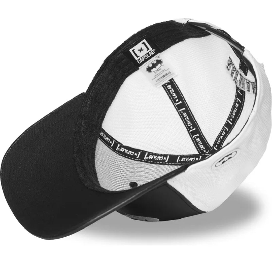 Gorras Trucker - Capslab Batman x Enigma negra y blanca