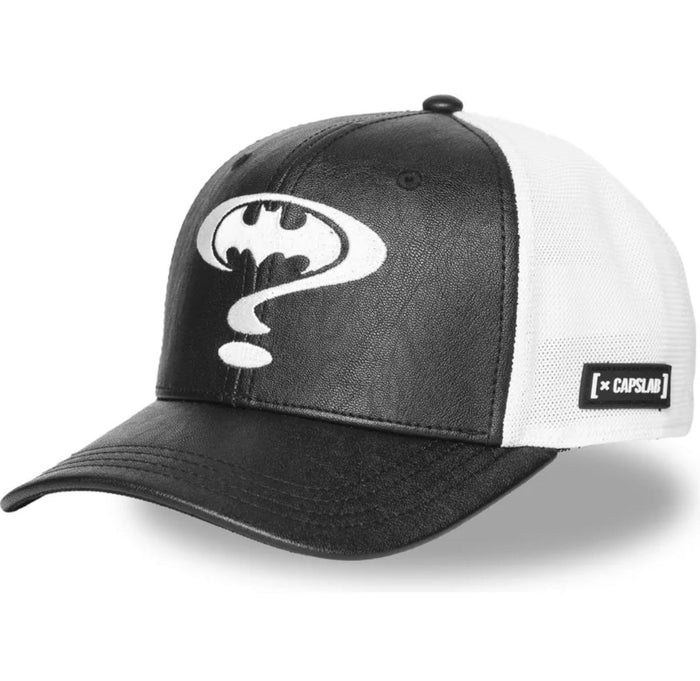 Gorras Trucker - Capslab Batman x Enigma negra y blanca