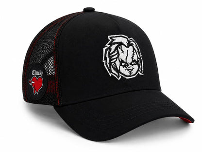 Gorras Trucker - Capslab Chucky Negra Trucker CHU1 BLOB