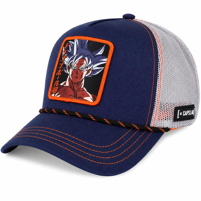 Gorras Trucker - Capslab Dragon Ball Super Azul Marino Goku Ultra DBS5 ULT