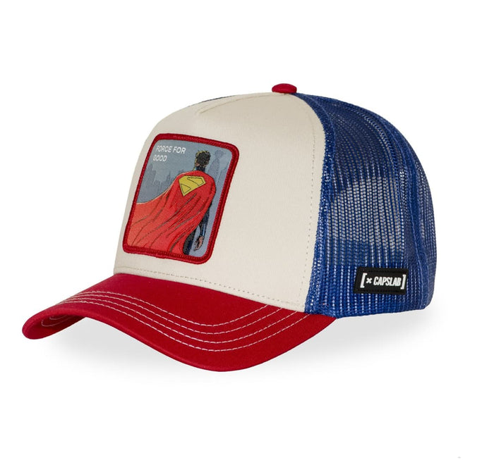 Gorras Trucker - Capslab Trucker Blanca/roja/azul Superman DC Comics