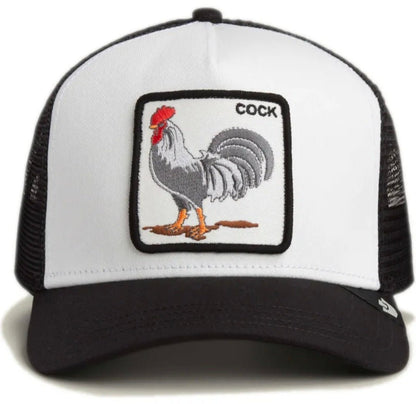 Gorras Trucker - goorin bros COCK blanca y negra