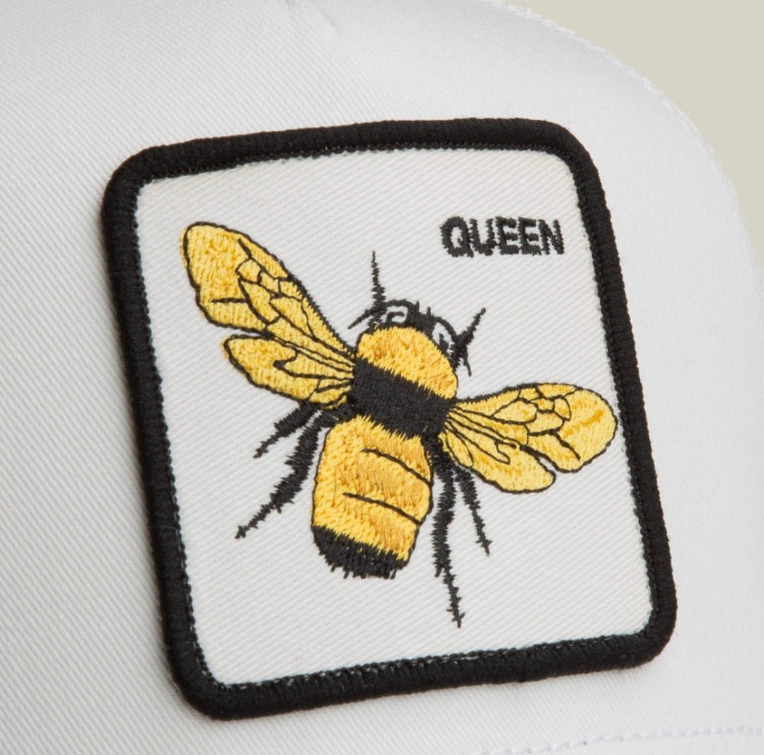 Gorras Trucker - goorin bros blanca QUEEN abeja