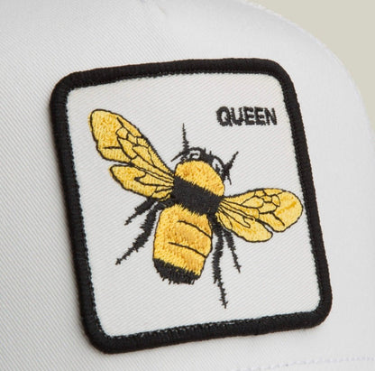 Gorras Trucker - goorin bros blanca QUEEN abeja