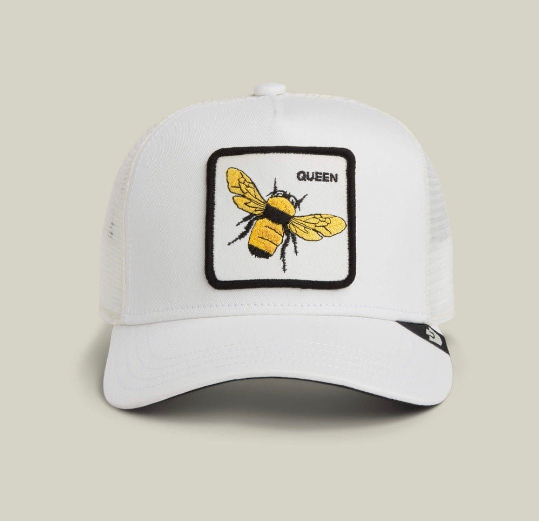 Gorras Trucker - goorin bros blanca QUEEN abeja