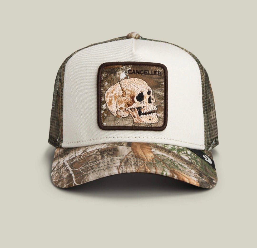 Gorras Trucker - Goorin Bros SKULL calavera camuflaje