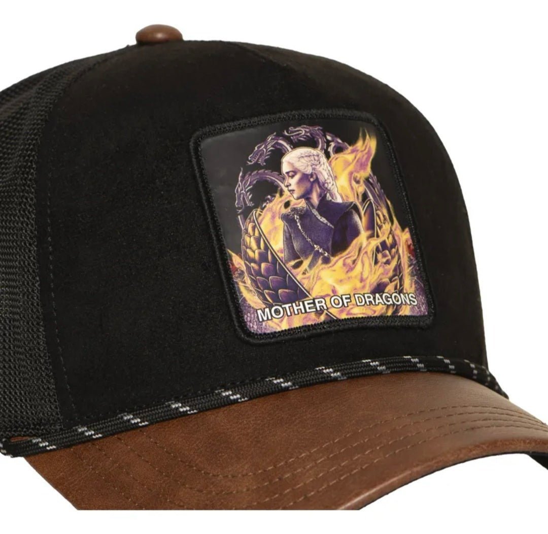 Gorras Trucker - Capslab Daenerys Targaryen MOT marron/negro GOT