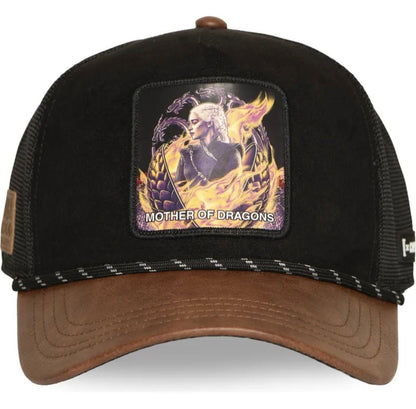 Gorras Trucker - Capslab Daenerys Targaryen MOT marron/negro GOT