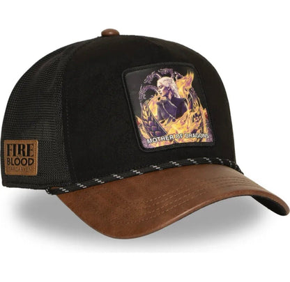 Gorras Trucker - Capslab Daenerys Targaryen MOT marron/negro GOT