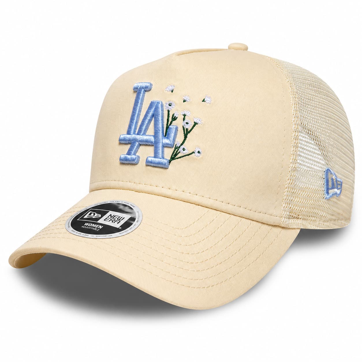 Gorras Trucker - Trucker Beige Floral Los Angeles Dodgers 9FORTY