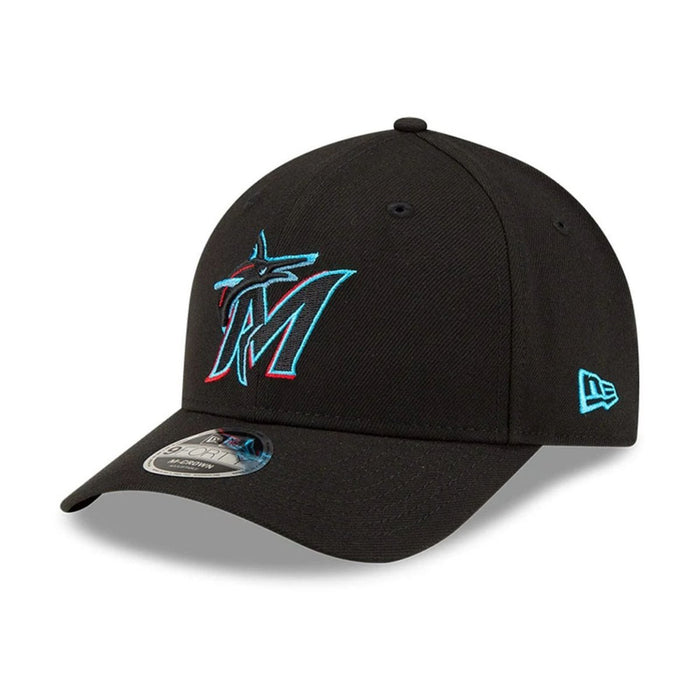 Gorras snapback - Miami Marlins negra 9FORTY M-Crown