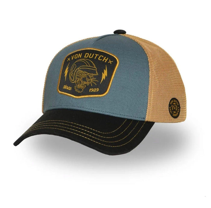 Gorras Trucker - Von Dutch Negra Azul y Beige WILD07