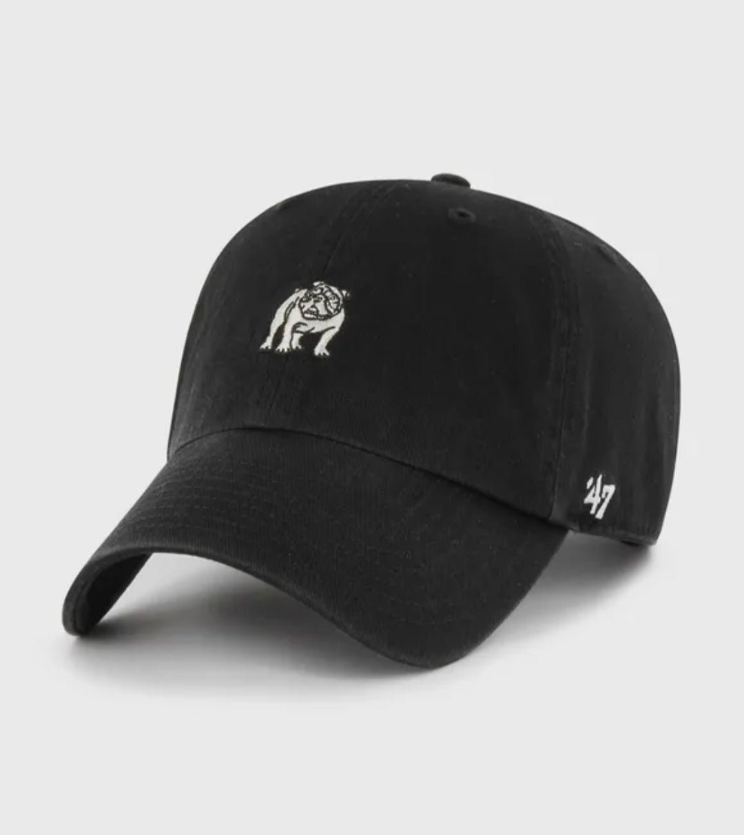 Gorras strapback - Animal Icon Bulldog inglés 47 clean up negra