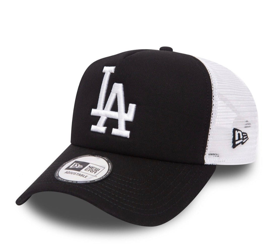 Gorras Trucker - LA Dodgers Clean negra A‑Frame Trucker