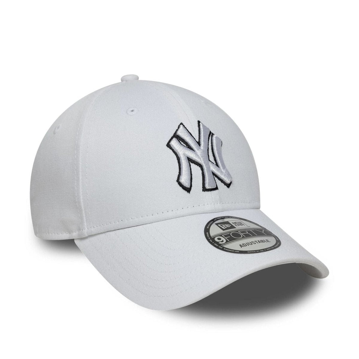 Gorras strapback - New York Yankees blanca Outline 9FORTY