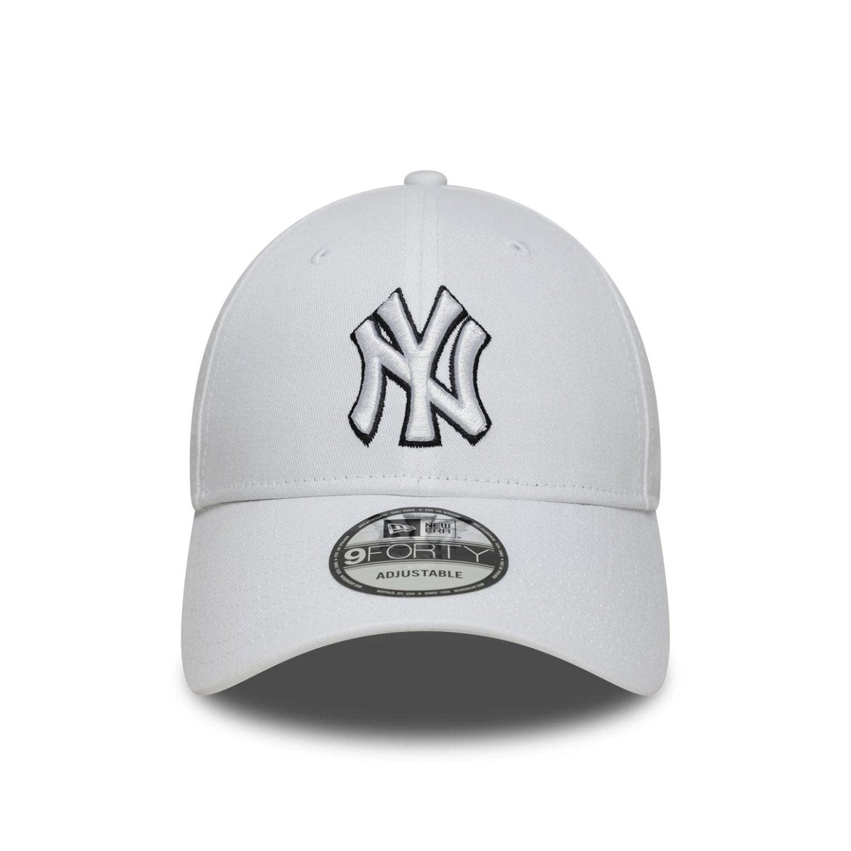 Gorras strapback - New York Yankees blanca Outline 9FORTY